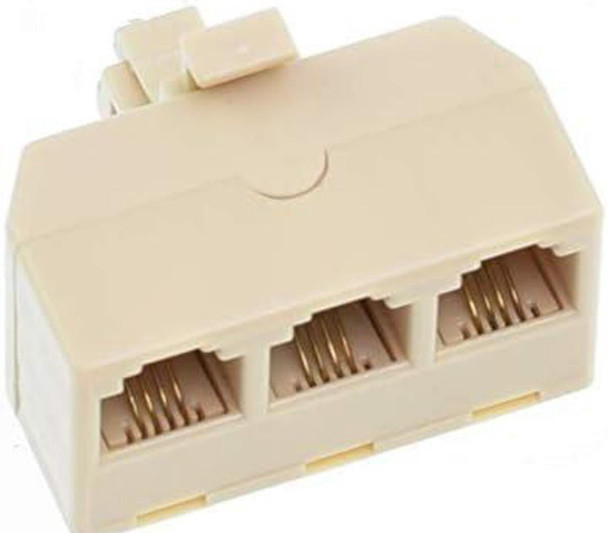 TELEPHONE JACK Y SPLITTER 3 FEMALE TO 1 MALE IT70-060