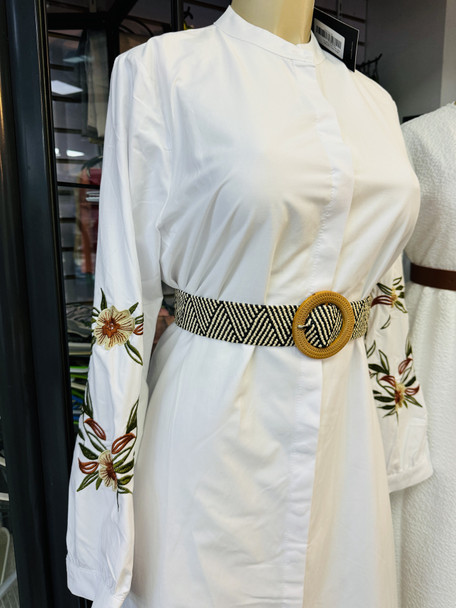 Dress Embroidery White