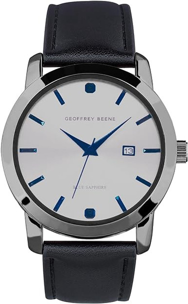 Watch Men Geoffrey Beene Leather Strap