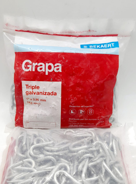 STAPLE 1" U NAIL GRAPA 1KG/2.2LB PACK