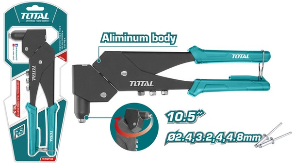 RIVET GUN 10.5" TOTAL THT32106 HAND RIVETER