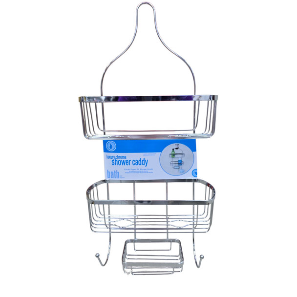 SHOWER CADDY LUXURY CHROME AA-2616