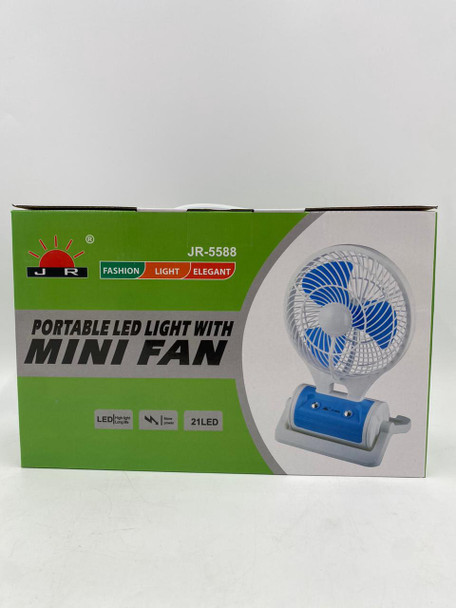 FAN JR-5588 PORTABLE MINI RECHARGEABLE