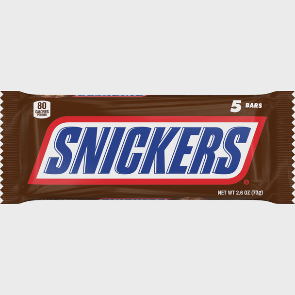 SNICKERS 5 BAR PACK FUN SIZE 2.6oz 73g