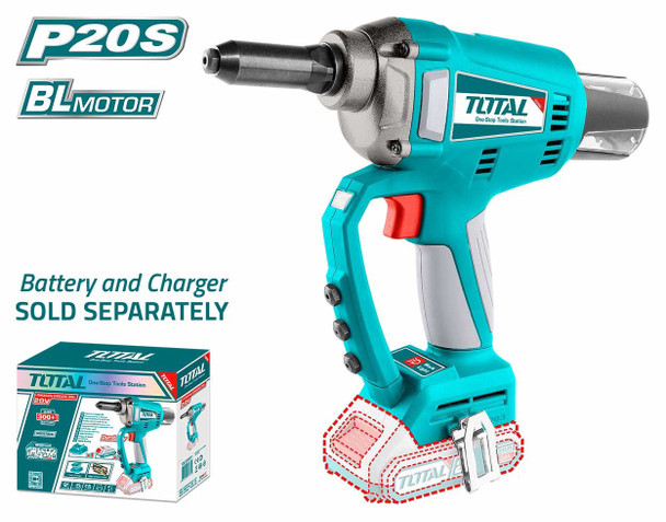 RIVET GUN TOTAL TRTLI2005 20V LITHIUM ION