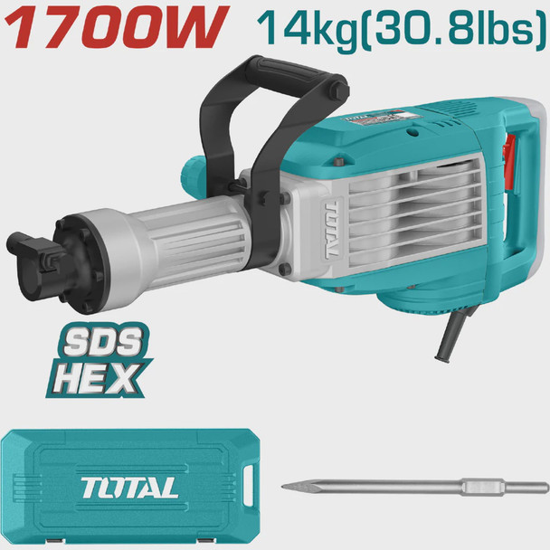 HAMMER JACK TOTAL UTH217068 DEMOLITION BREAKER 1700W