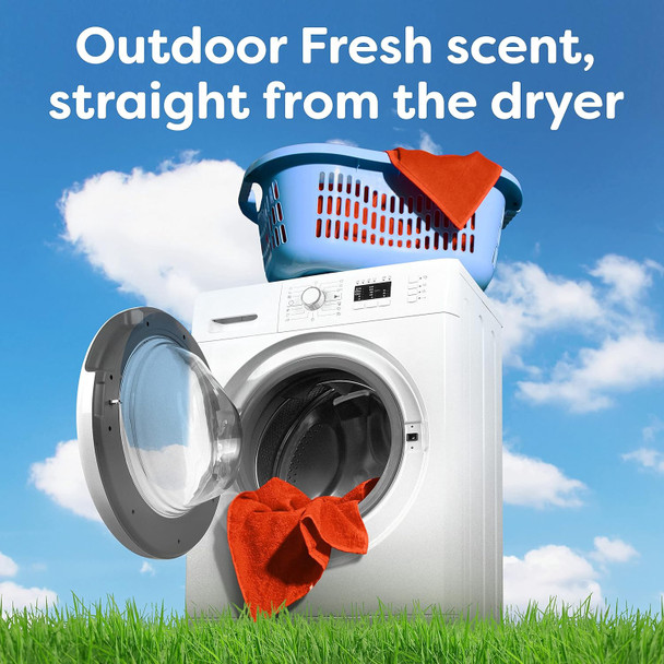 Dryer Sheet Bounce Fabric Softener Outdoor Fresh 105