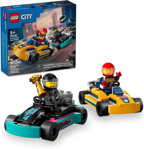 Toy LEGO City Go-Karts and Race Drivers 99pcs 60400