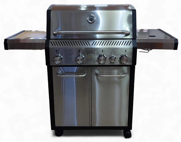 BAR B QUE GRILL STAR SK-WA4S DELUXE XXL GAS WITH COVER