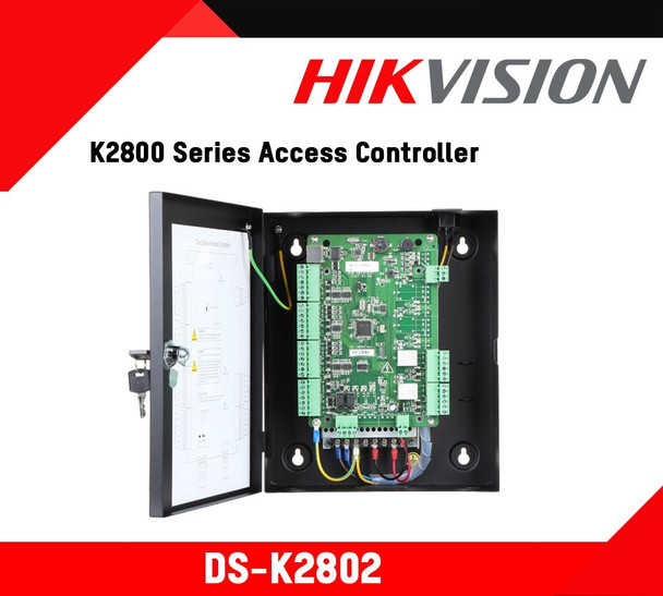 SECURITY ACCESS CONTROL ACCESS CONTROLLER HIKVISION DS-K2802 O-STD 2 DOOR WIEGAND BOARD