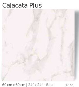 TILE CERAMIC 24X24 (60X60CM) CALACATA PLUS