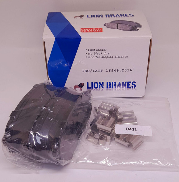 CAR BRAKES PAD SET LION BRAND ZD433 D433-1