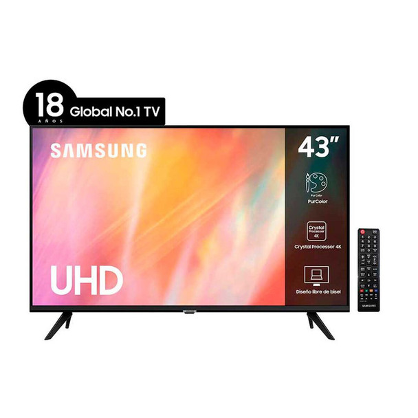 TELEVISION SAMSUNG 43" UN43AU7090 LED TELEVISION SAMSUNG 43" UN43AU7090 LED