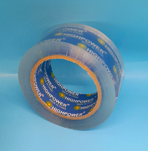 TAPE 2" CLEAR 100M ROLL HIGHPOWER BLUE ROLL
