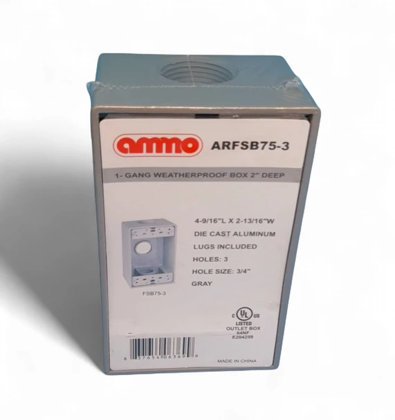 WEATHERPROOF BOX AMMO 2" X 4" ARFSB75-3