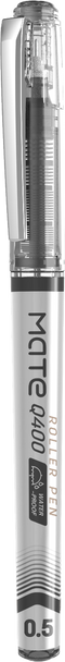 STATIONERY PEN DELI MATE Q400-BK ROLLER 0.5MM GEL BLACK SOLD EACH