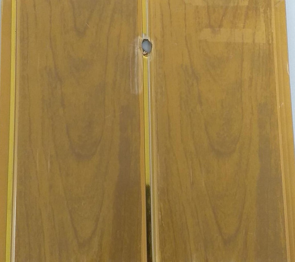 CEILING PVC 19.5' X 8" #GB037 BROWN W/GOLD