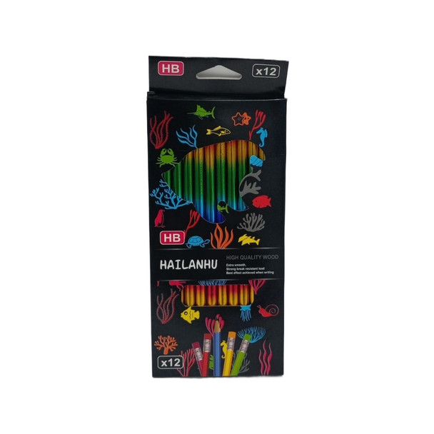 STATIONERY PENCIL HB 2018 HAILANHU 12PCS BOX