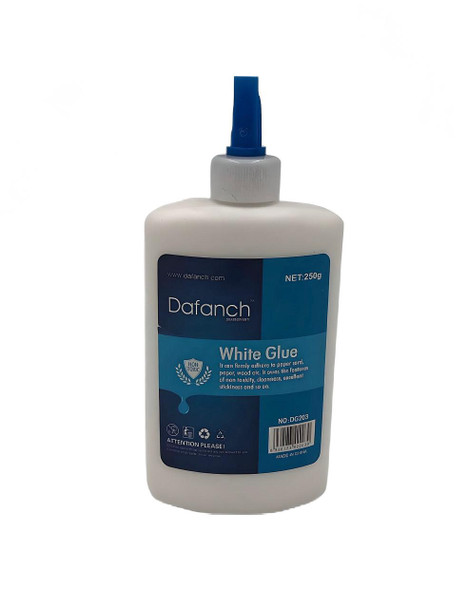 STATIONERY GLUE SCHOOL WHITE DAFANCH DG203 250g
