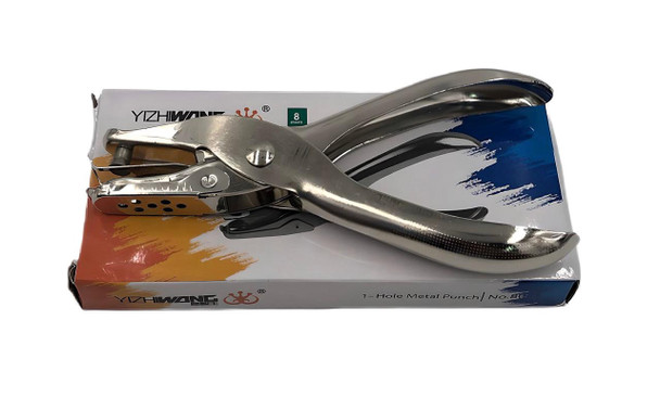 STATIONERY PAPER PUNCH 1 HOLE METAL 8011 YIZHIWANG