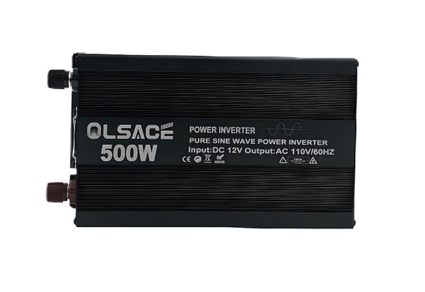 INVERTER 500W 12V-110V 60HZ OLSACE PURE SINE WAVE