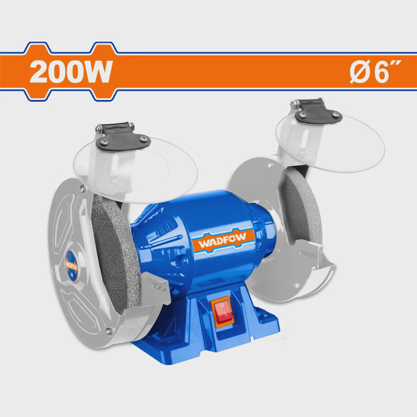 BENCH GRINDER WADFOW UWBG1A1501 6" 200W
