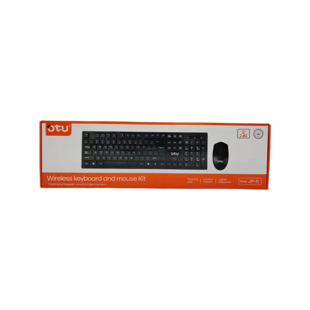 COMPUTER KEYBOARD & MOUSE COMBO WIRELESS  OTU JP-11 2.4GHZ