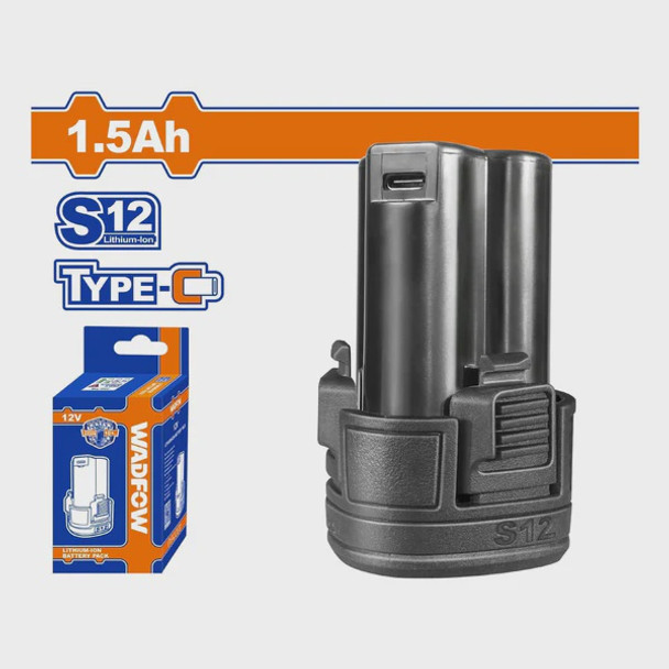 BATTERY PACK 12V 1.5Ah WADFOW WLBS5150 S12 LITHIUM-ION