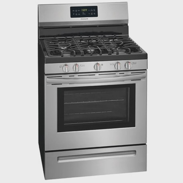 STOVE 5 BURNER FRIGIDAIRE FFGF3056TS STAINLESS STEEL STOVE 5 BURNER FRIGIDAIRE FFGF3056TS STAINLESS STEEL