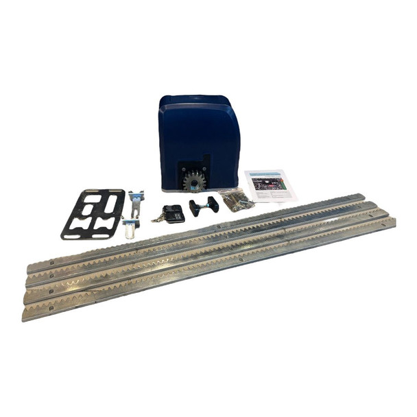 GATE OPENER KIT AUTOMATIC SLIDING BG800 800KG AC 110V WITH BUILT-IN DC BACKUP BATTERY AND REMOTE ( 3 tracks)