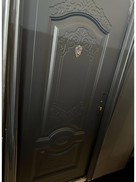 DOOR METAL SINGLE BLACK G101-B