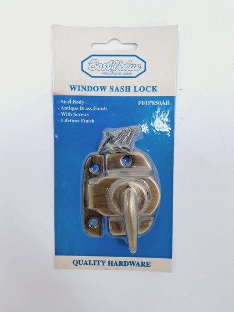 LOCK SASH WINDOW B/VALUE #F01P850AB