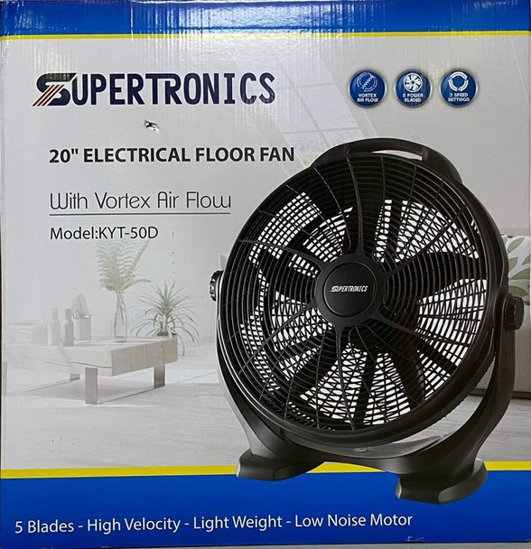 FAN 20" FLOOR SUPERTRONICS KYT-50D