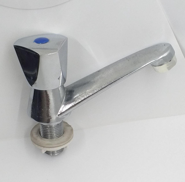 PILLAR TAP 1/2" NICKLE KNOB SANITARY