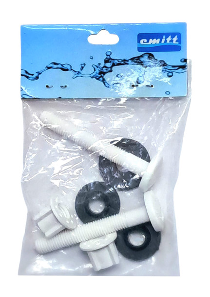 TOILET SEAT BOLT & NUT PLASTIC CMITT
