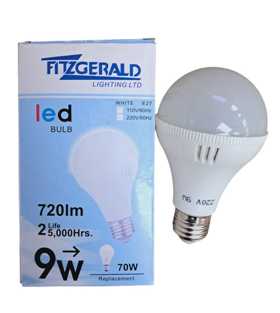 BULB LED FITZGERALD 9W 220V WHI/BLUE BOX
