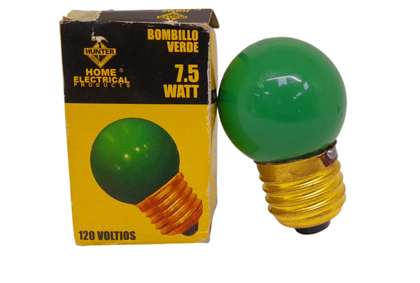 BULB SCREW 110V 7.5W HUNTER EL-1155 COLORED