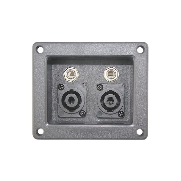 SPEAKER TERMINAL LARGE SQUARE IST342 2 UNIX FEMALE & 2 1/4  FEMALE