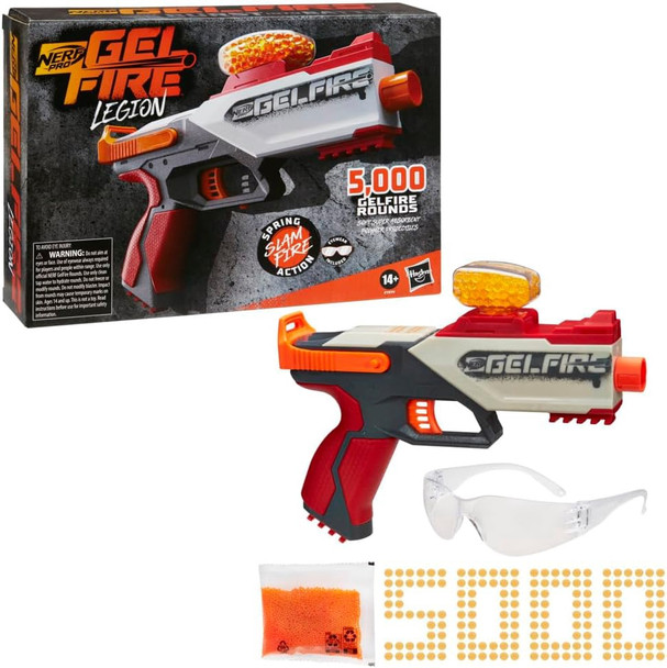 Toy Nerf Blaster Pro Gelfire Legion Spring Action