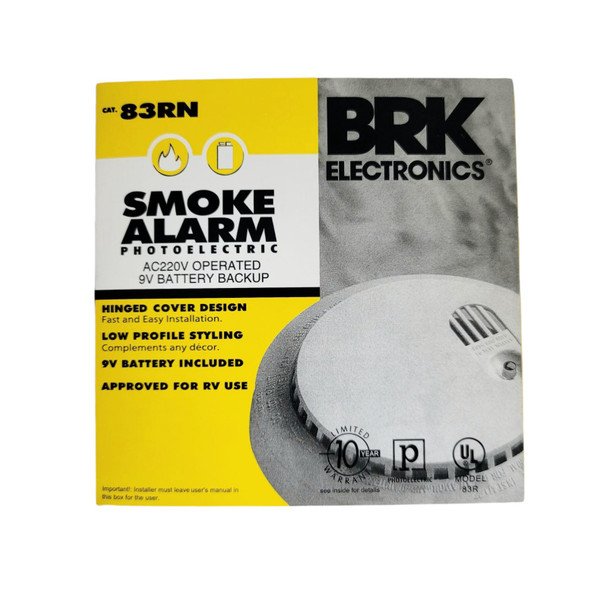 SMOKE ALARM BRK ELECTRONICS 83RN