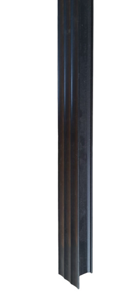 WINDOW AWNING MULLION BAR 48" BLACK/WHITE