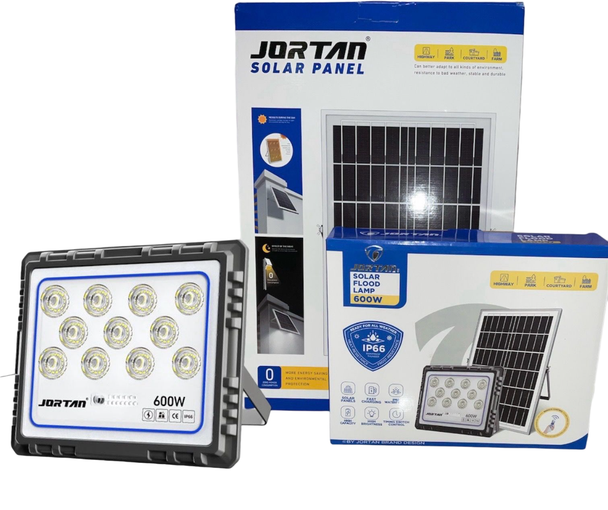 LAMP LED SOLAR FLOOD 600W JORTAN JT-92008-RY600W 6500K IP66