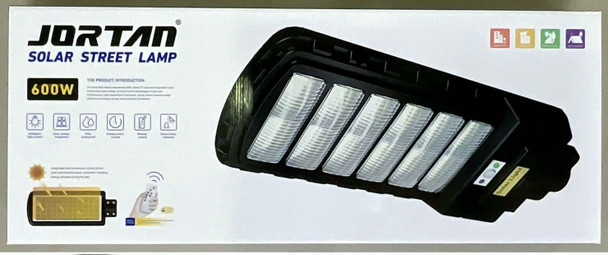 LIGHT SOLAR STREET LED 600W JORTAN JT-HKHWGK-600W W NO POLE