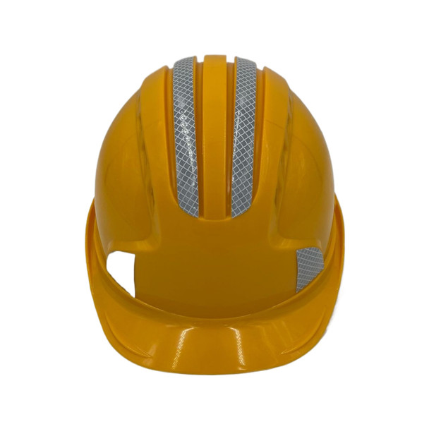 SAFETY HELMET  REFLECTIVE YELLOW ABS GB 2811-2019