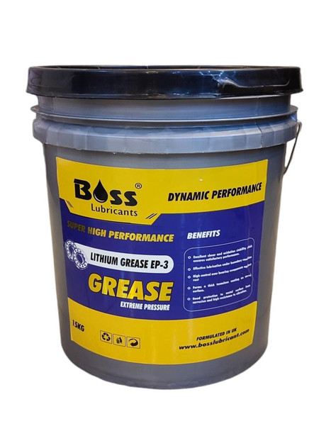 GREASE PAIL BOSS LITHUM EP-3 EXTREME PRESSURE DYNAMIC PERFORMANCE 15KG