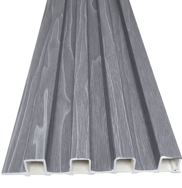 PVC WALL PANEL GROVE DESIGN 9.5FT X 6.5" WIDE #W03 DK GREY