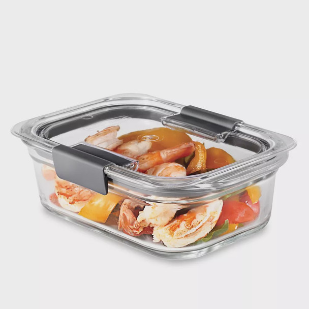 FOOD BOWL RUBBERMAID BRILLIANCE GLASS 1PC 3.2CUP 757ML 2150878