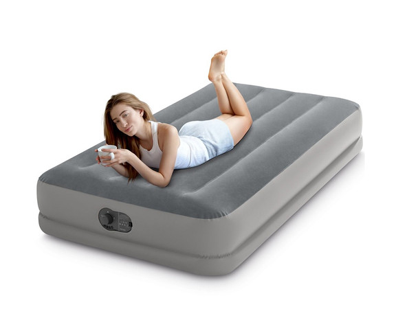 MATTRESS AIR INTEX 64112 39" X 75" X 12" 1P DURA BEAM STANDARD WITH PUMP