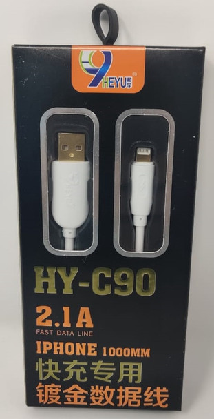 CABLE USB HEYU HY-C90 2.1A MICRO 1000MM IPHONE