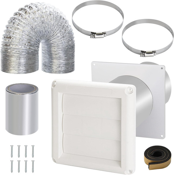 DUCT VENT KIT 4" FWDK-001 5.25' DRYER FLEX